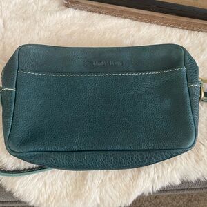 Portland Leather Green Crossbody Bag Elegant Design